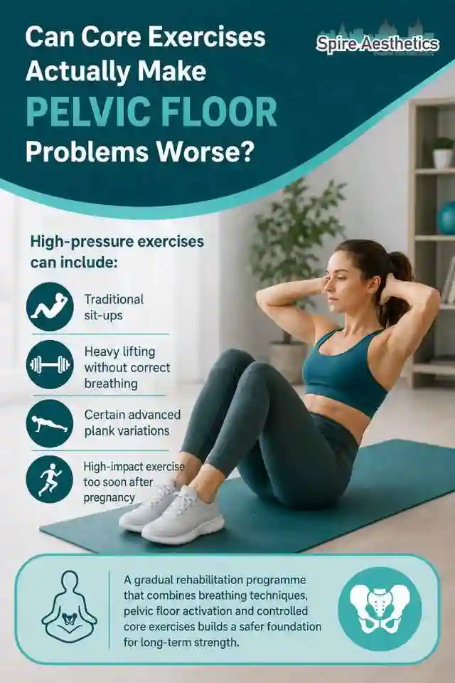 Can Strengthening Your Core Alone Actually Make Pelvic Floor Problems Worse Lancaster?